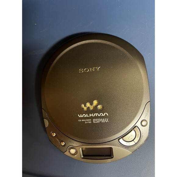 Sony Other - Sony Walkman D-F20 Portable CD Player FM AM Digital Radio ESPMAX Metallic Grey